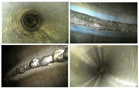 工業(yè)內(nèi)窺鏡檢測導(dǎo)管內(nèi)部實拍圖