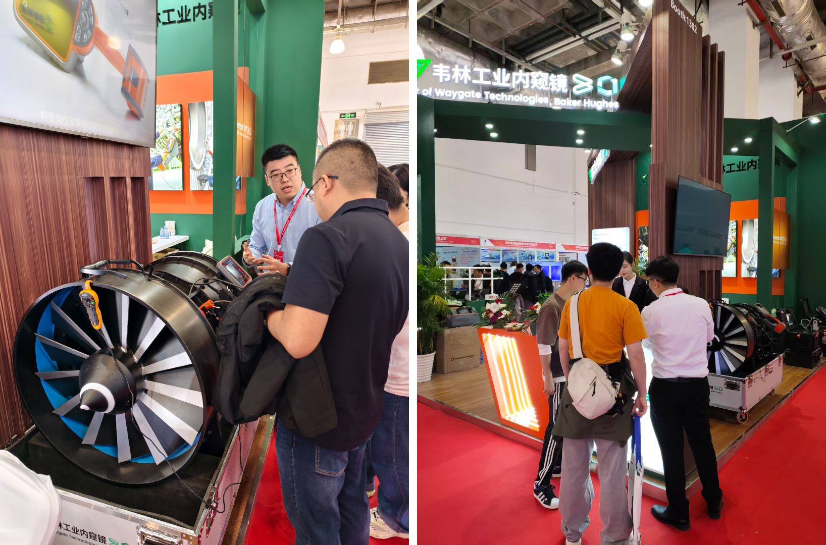 韋林工業內窺鏡展位吸引大批觀眾駐足體驗