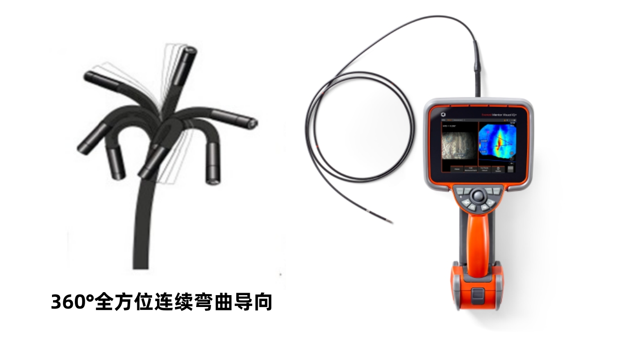 韋林Everest MViQ+工業(yè)視頻內(nèi)窺鏡360°全向導向